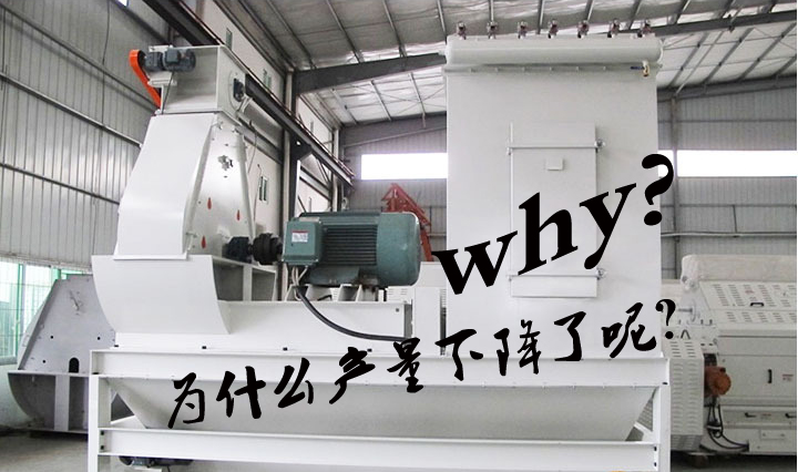 錘片粉碎機產(chǎn)量下降的原因分析和解決辦法